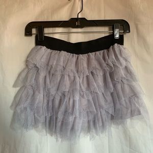 🛍 Grey tulle miniskirt